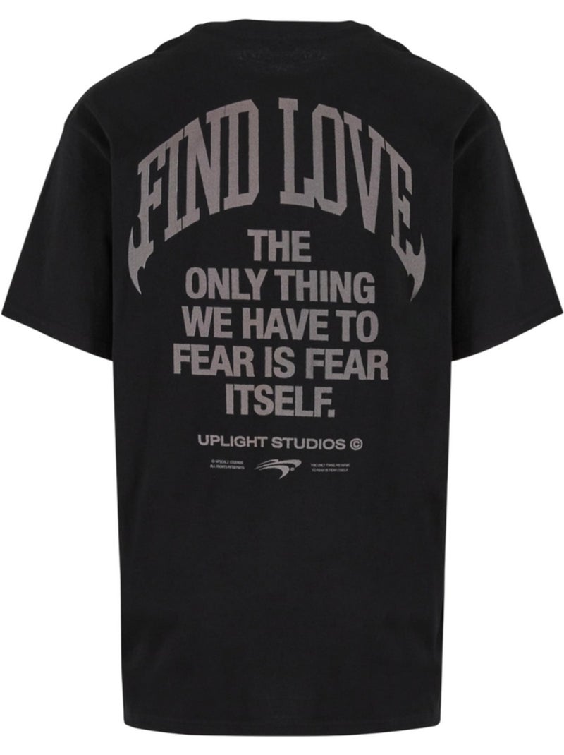 T-shirt find love - mister tee Noir - Kiabi