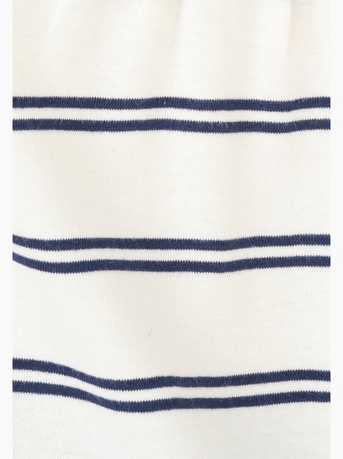 T-shirt fine côte pur coton - Damart - Kiabi