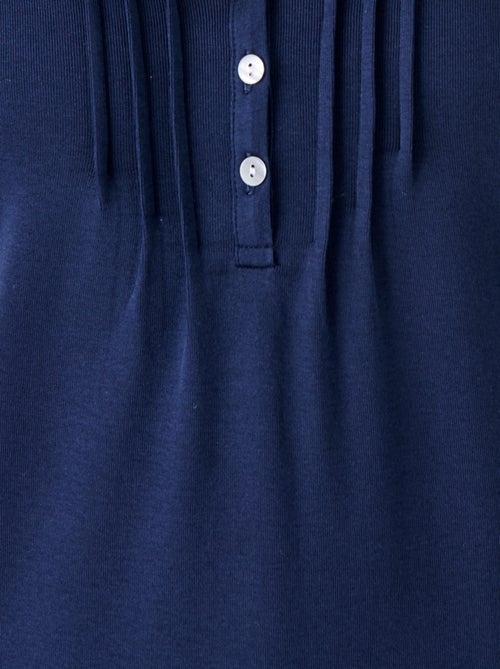 T-shirt fine côte pur coton - Damart - Kiabi