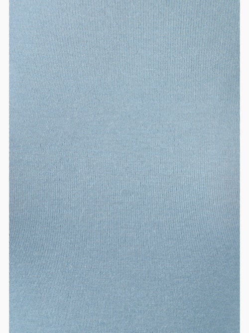 T-shirt fine côte Thermolactyl Sensitive, col rond thermique - Damart - Kiabi