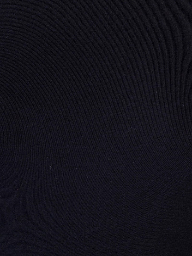 T-shirt fine côte Thermolactyl Sensitive, col rond thermique - Damart Noir - Kiabi