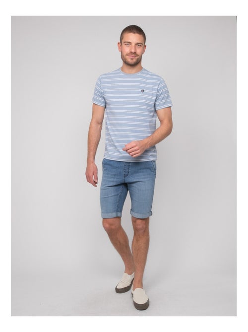 T-shirt fines rayures marinière NERLANDO - Kiabi
