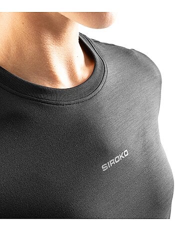 T-shirt fitness manches courtes femme fitness femme plan