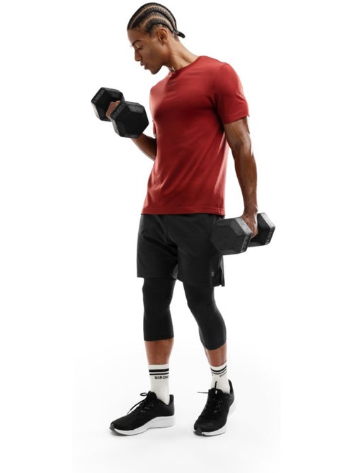 T-shirt fitness manches courtes homme fitness homme camargue - Kiabi T-shirt fitness manches courtes homme fitness homme camargue - Kiabi