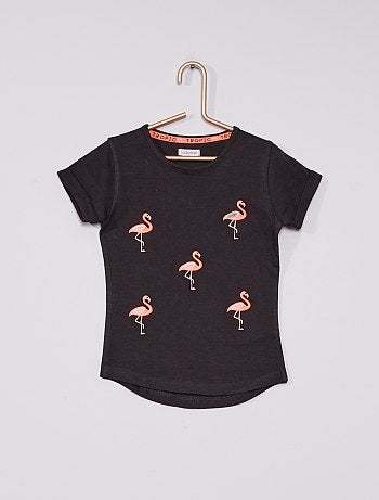 T-shirt 'flamand rose'