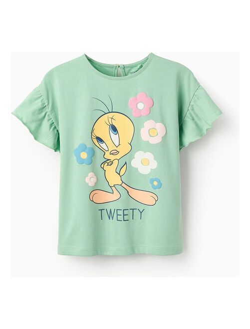 T-shirt Fleuri en 100 % coton avec l'imprimé Tweety LICENSE - Kiabi