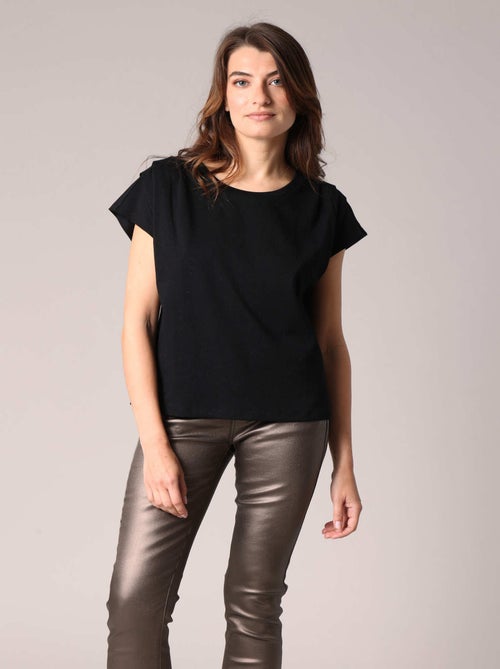 T-shirt fluide à manches plissées 'Deeluxe' - Kiabi