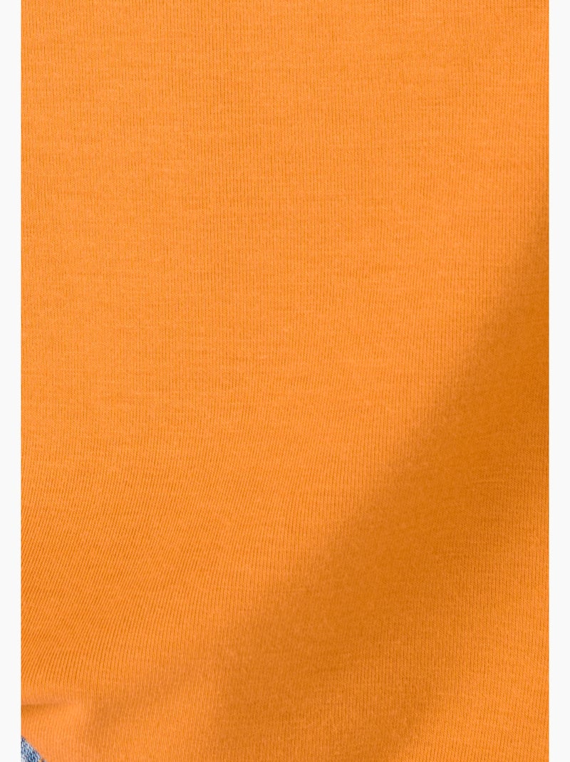 T-shirt fluide climatyl maille jersey - damart Orange - Kiabi