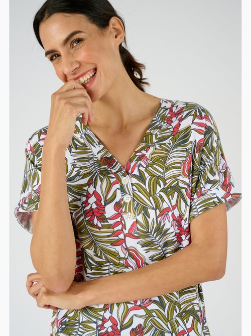 T-shirt fluide Climatyl maille jersey - Damart - Kiabi