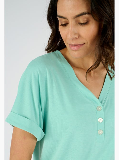 T-shirt fluide Climatyl maille jersey - Damart - Kiabi