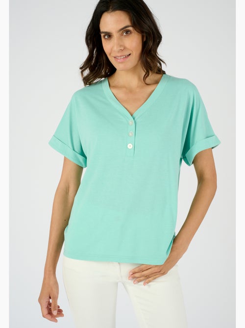 T-shirt fluide Climatyl maille jersey - Damart - Kiabi