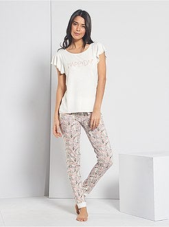 T-shirt fluide et imprimé - Kiabi