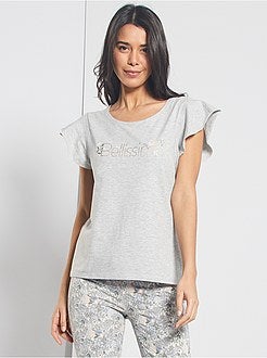 T-shirt fluide et imprimé - Kiabi