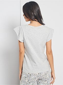 T-shirt fluide et imprimé - Kiabi