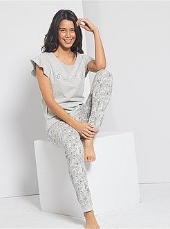 T-shirt fluide et imprimé - Kiabi