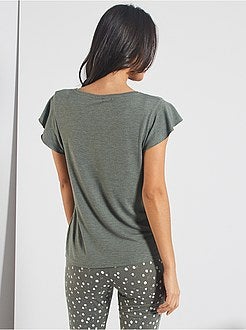 T-shirt fluide et imprimé - Kiabi