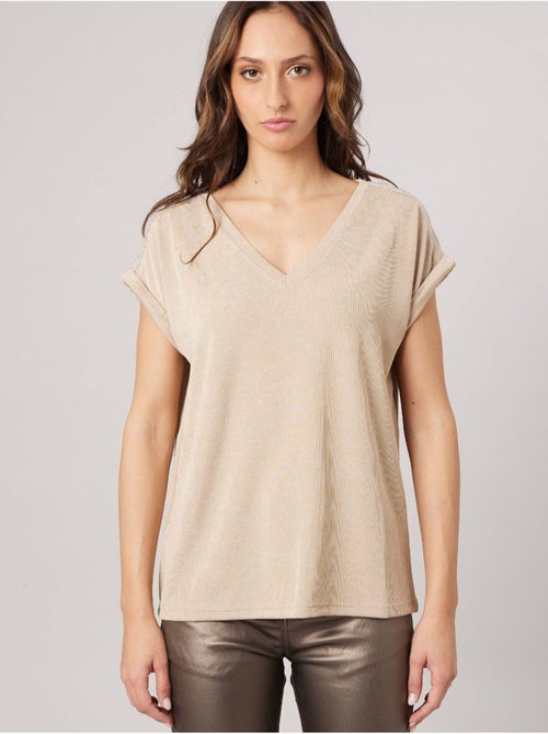 T-shirt fluide femme 'deeluxe' - Kiabi