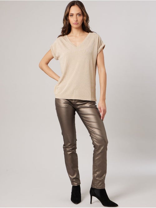 T-shirt fluide femme 'deeluxe' - Kiabi