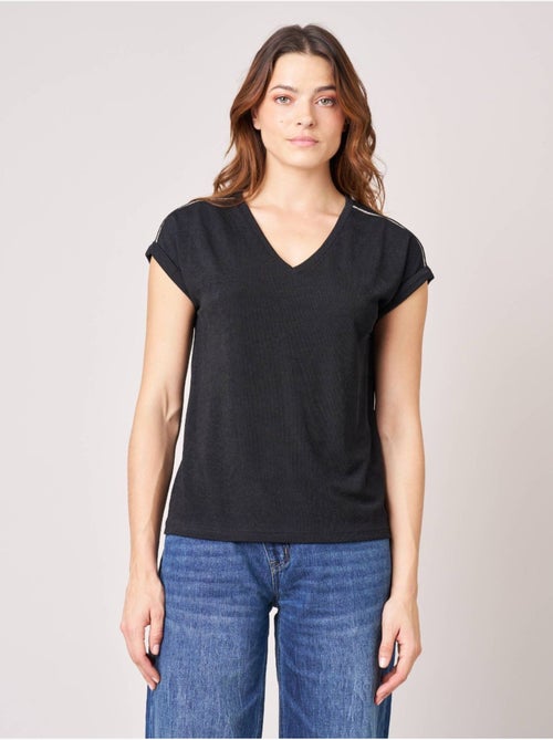 T-shirt fluide femme 'deeluxe' - Kiabi