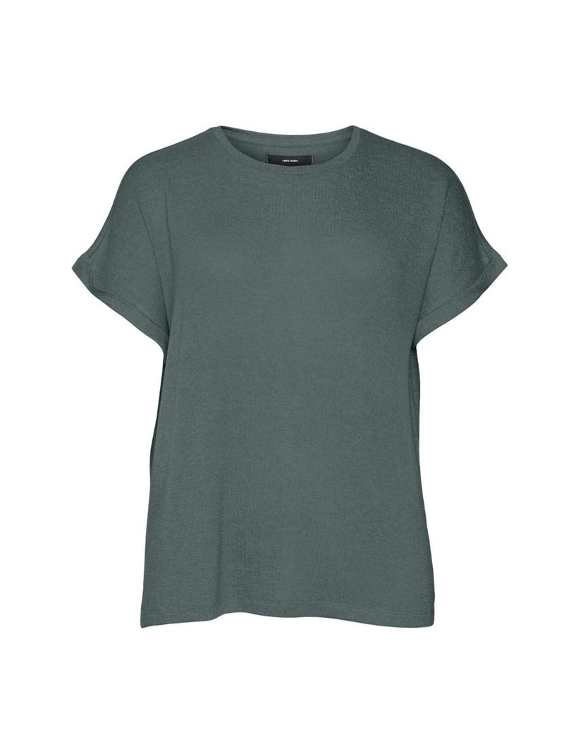 T-shirt Fluide Femme Vero Moda Vert - Kiabi