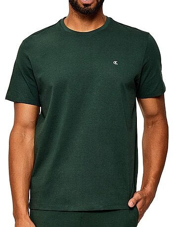 T-Shirt Framboise Homme Calvin Klein Jeans Classic