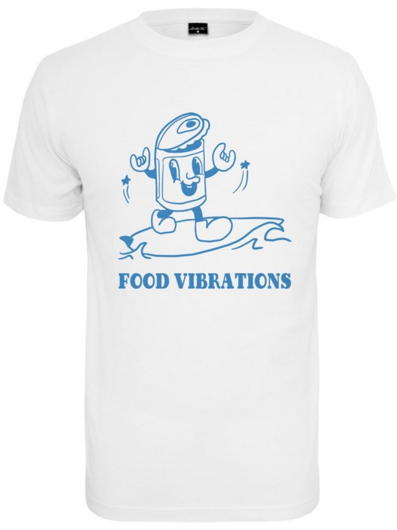 T-shirt food vibrations - mister tee Blanc - Kiabi