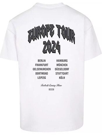 T-shirt footballs coming home europe tour - mister tee