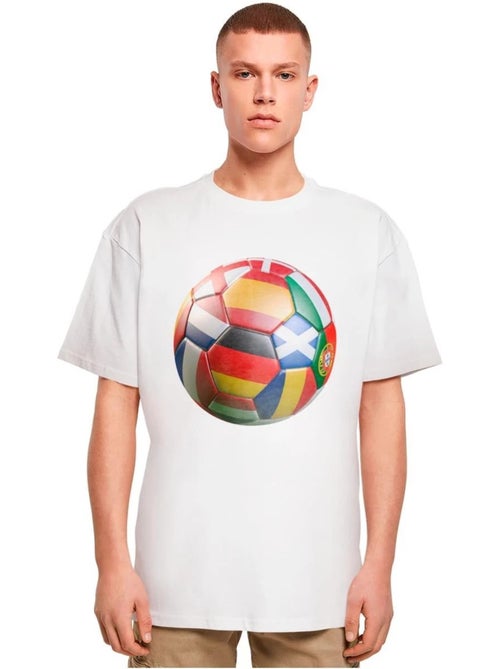T-shirt footballs coming home europe tour - mister tee - Kiabi