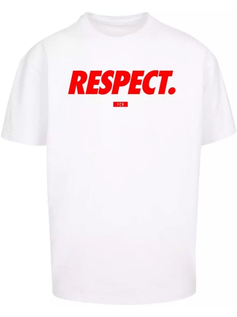 T-shirt football's coming home respect - mister tee Blanc - Kiabi