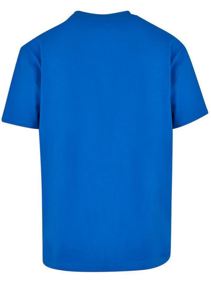T-shirt football's coming home respect - mister tee Bleu cobalt - Kiabi