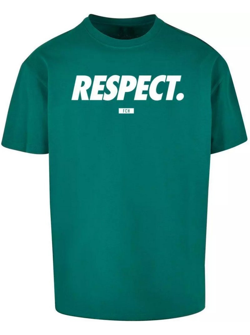 T-shirt football's coming home respect - mister tee Vert - Kiabi