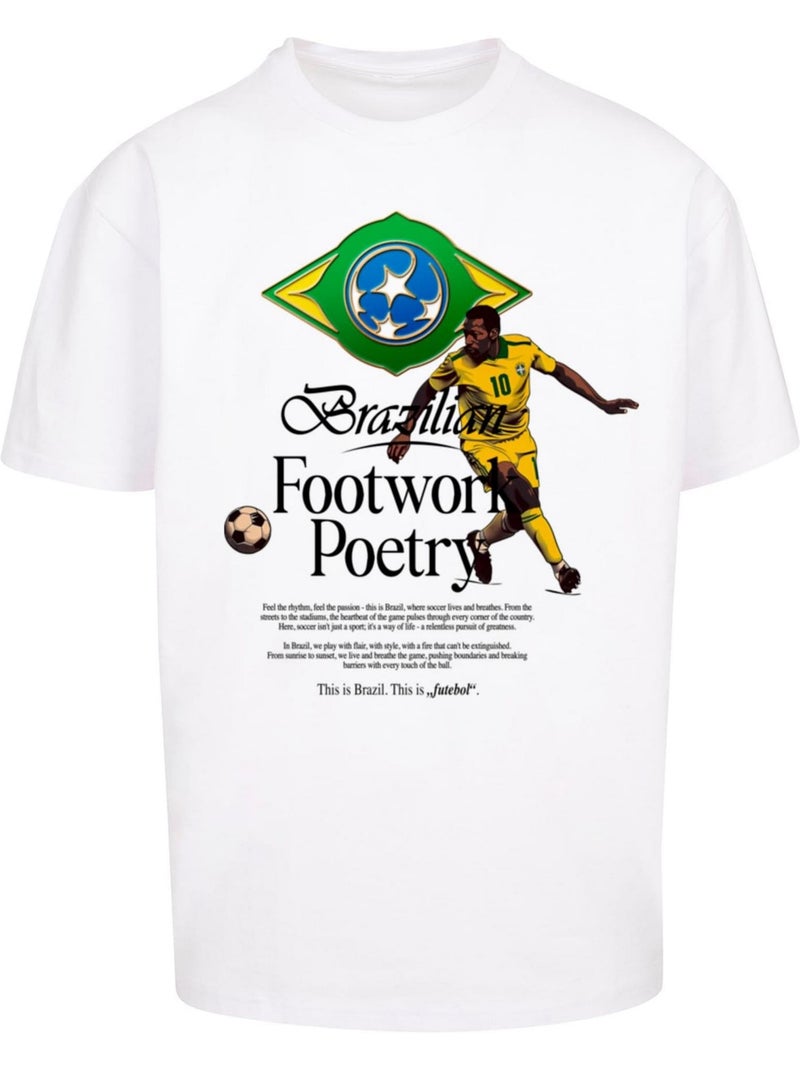 T-shirt footwork poetry - mister tee Blanc - Kiabi