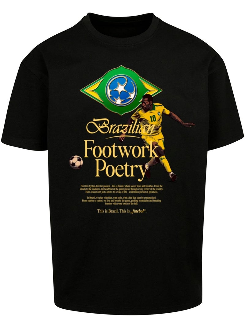 T-shirt footwork poetry - mister tee Noir - Kiabi