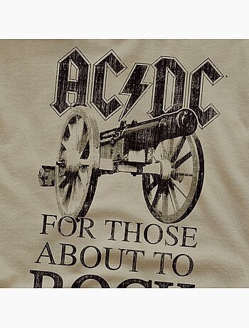 T-shirt for those about to rock - ac/dc