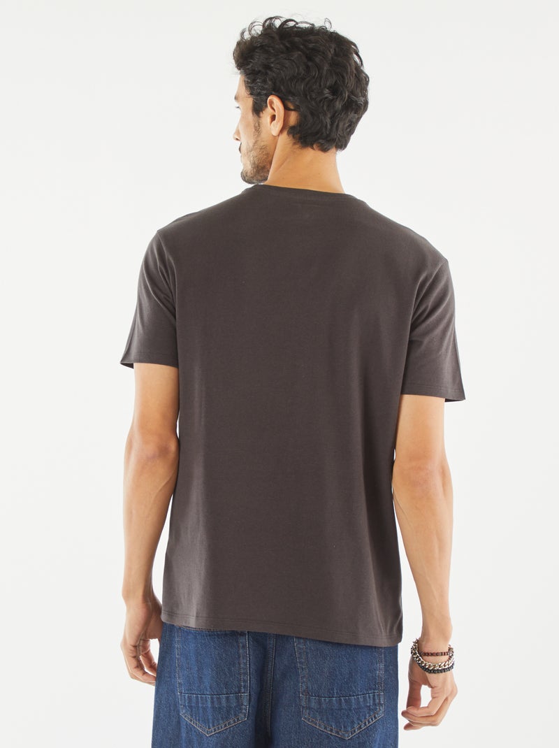 T-shirt 'Ford Mustang' manches courtes Noir - Kiabi