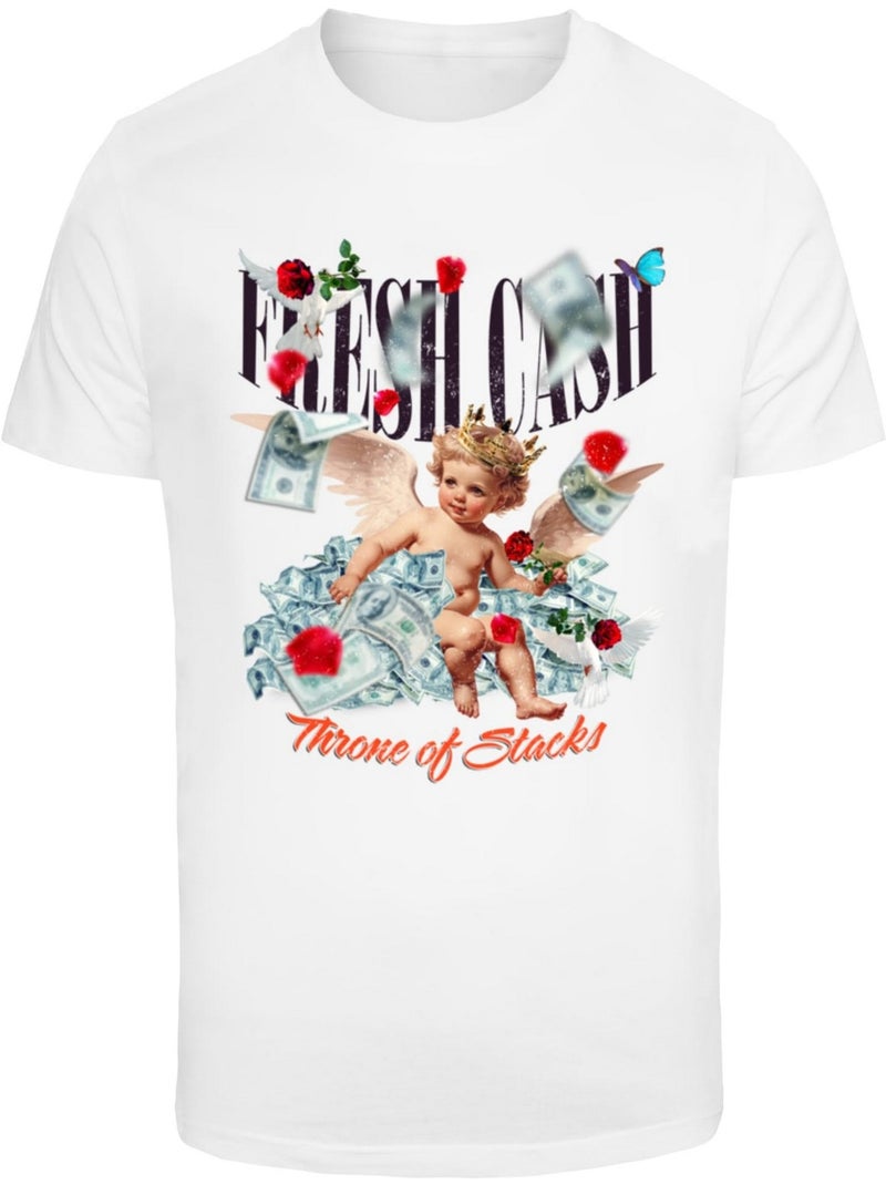 T-shirt fresh cash - mister tee Blanc - Kiabi