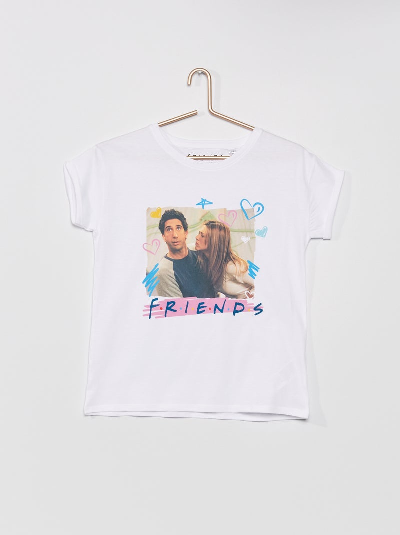 T-shirt 'Friends' blanc - Kiabi