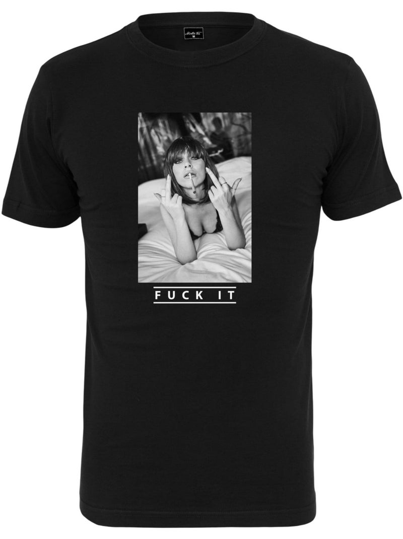 T-shirt fuck it 2.0 - mister tee Noir - Kiabi