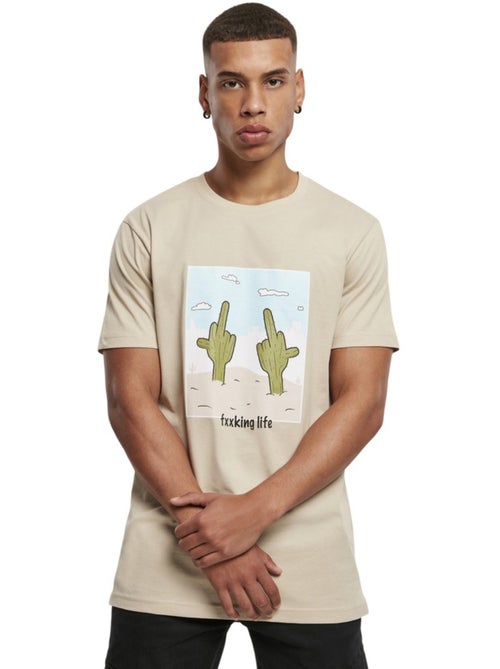 T-shirt fucking life - mister tee - Kiabi