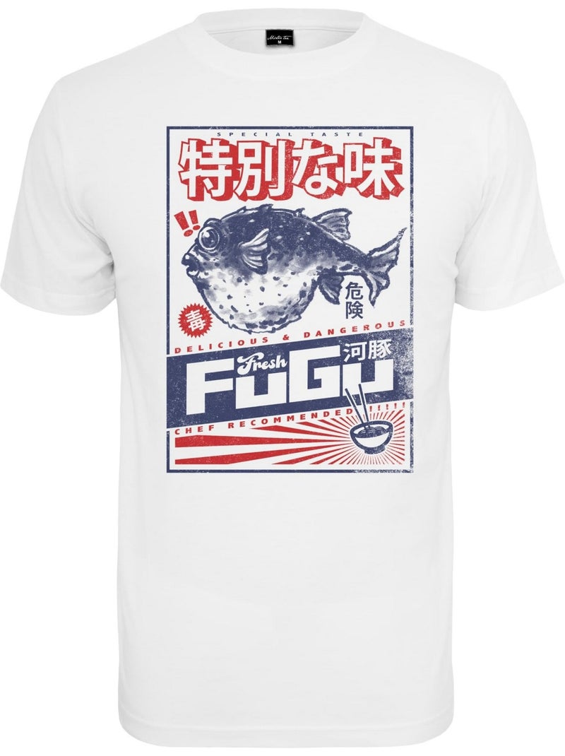 T-shirt fugu - mister tee Blanc - Kiabi