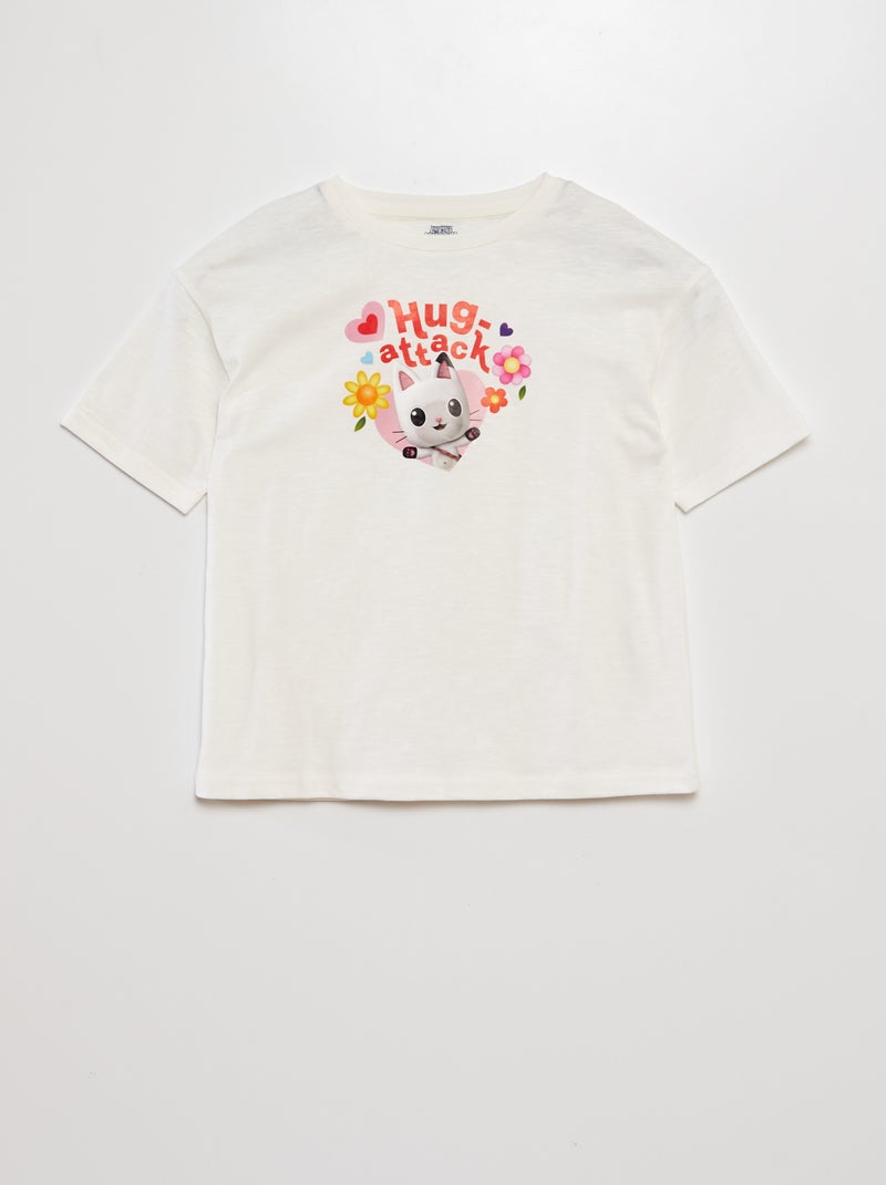 T-shirt 'Gabby et la maison magique' Blanc - Kiabi