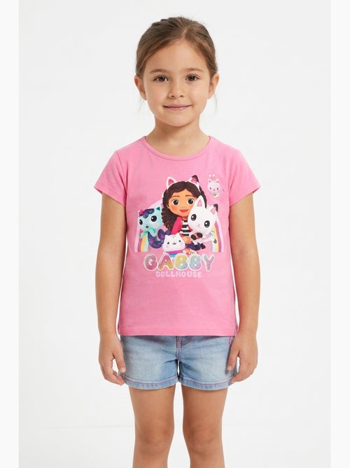 T-Shirt Gabby'S Dollhouse | Licence Officielle - Kiabi T-Shirt Gabby'S Dollhouse | Licence Officielle - Kiabi
