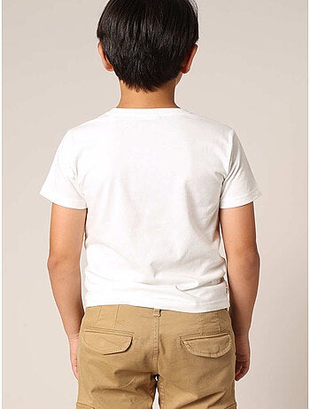 T-shirt garçon 100 % coton avec imprimé chien aspect denim et casquette DEELUXE 'Deeluxe'