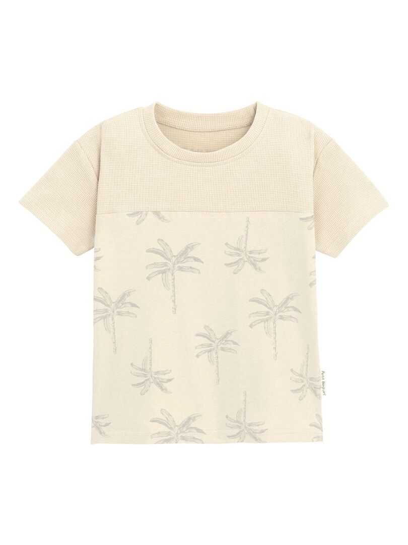 T-shirt garçon Bahamas Beige sable - Kiabi