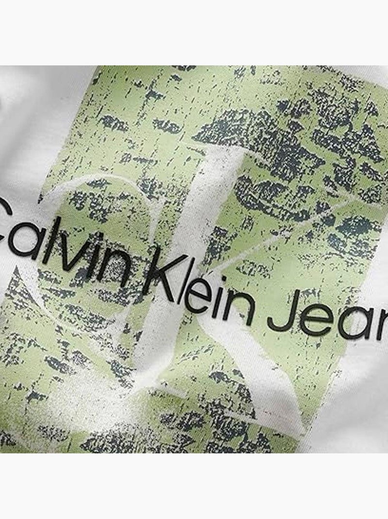 T-shirt Garçon Calvin Klein Jeans Blanc - Kiabi
