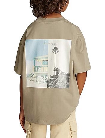 T-shirt garçon calvin klein jeans