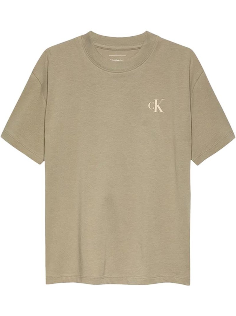 T-shirt garçon calvin klein jeans Marron cappuccino - Kiabi