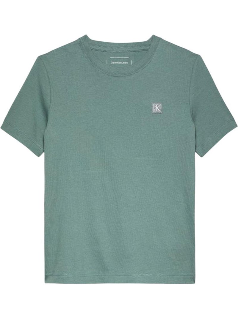 T-shirt Garçon Calvin Klein Jeans Vert - Kiabi