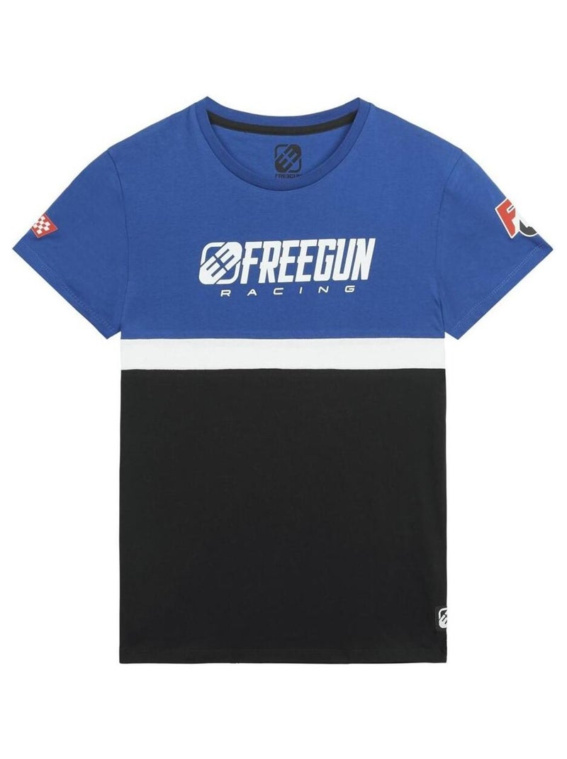 T-shirt garçon Collection Racing Freegun Bleu - Kiabi