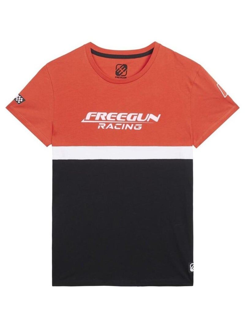 T-shirt garçon Collection Racing Freegun Rouge - Kiabi